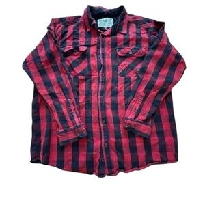 Legendary Whitetails Tough As Buck Heavyweight Flannel Shirt Men's 2XLT